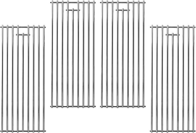SafBbcue 16517 Cooking Grates for Bull 4 Burner Grill Replacement Parts Bull Angus 47628 47629 47628CE 47629CE Bull Steer 69008 69009 Bull Outlow 26038 26039 Lion Premium 75000