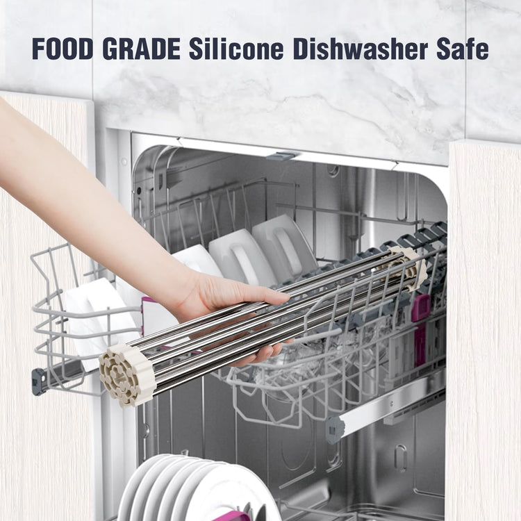 Roll Up Dish Drying Rack Over Sink