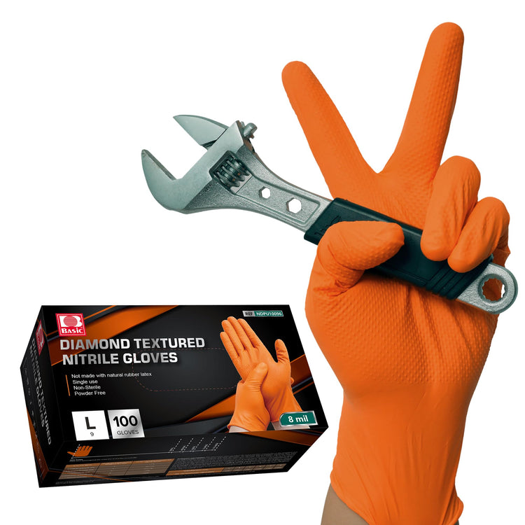 Basic Heavy Duty Nitrile Gloves (100 Count)
