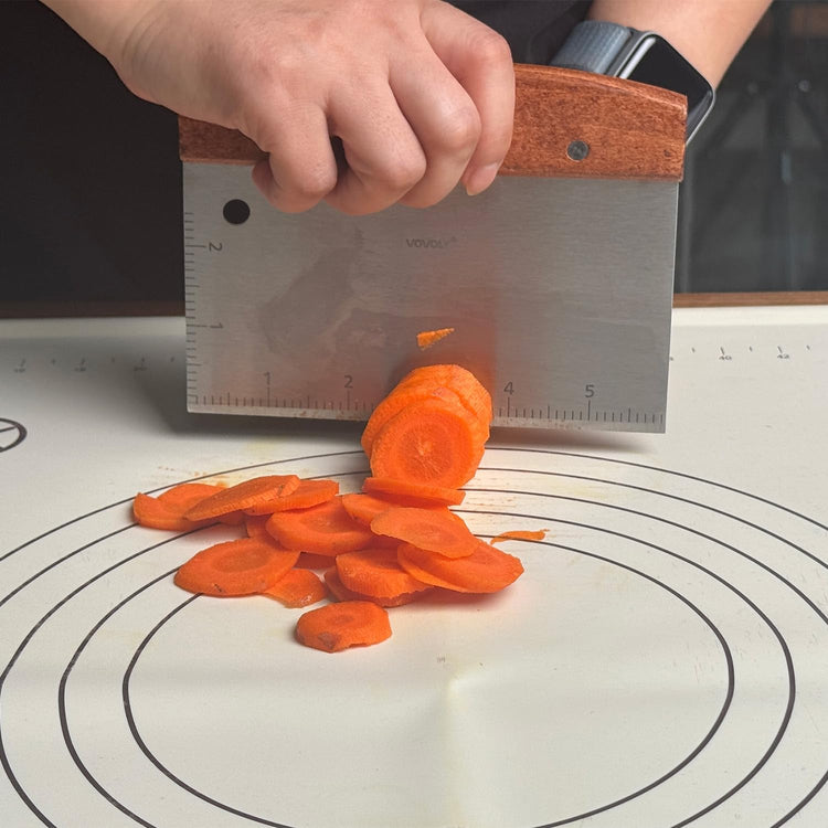 Multipurpose Bench Scraper Kitchen Utensil for Flat Top Griddle