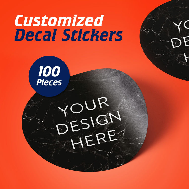 Custom Vinyl Stickers Your Image (100 Count)