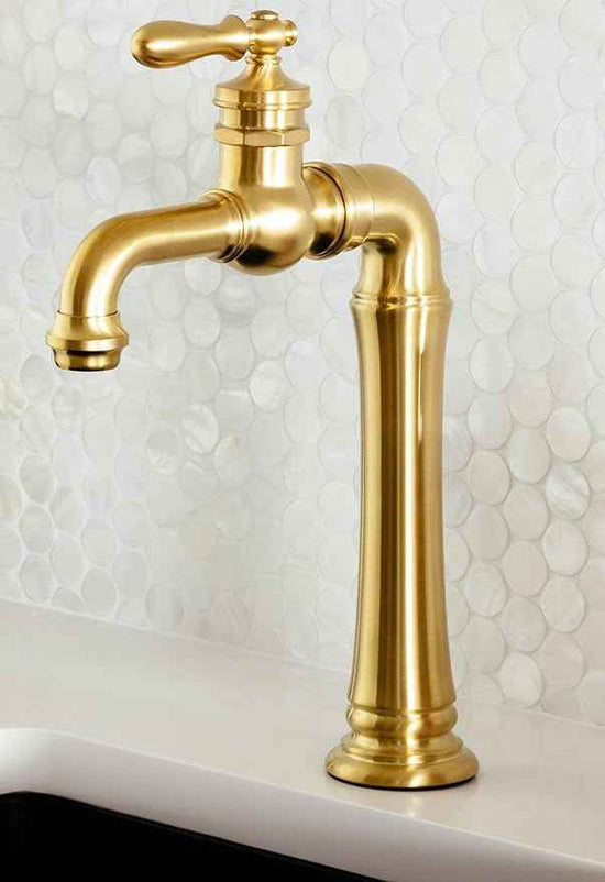 Kohler K-99268-SN Artifacts Gentleman's Single Handle Bar Faucet, Vibrant Polished Nickel