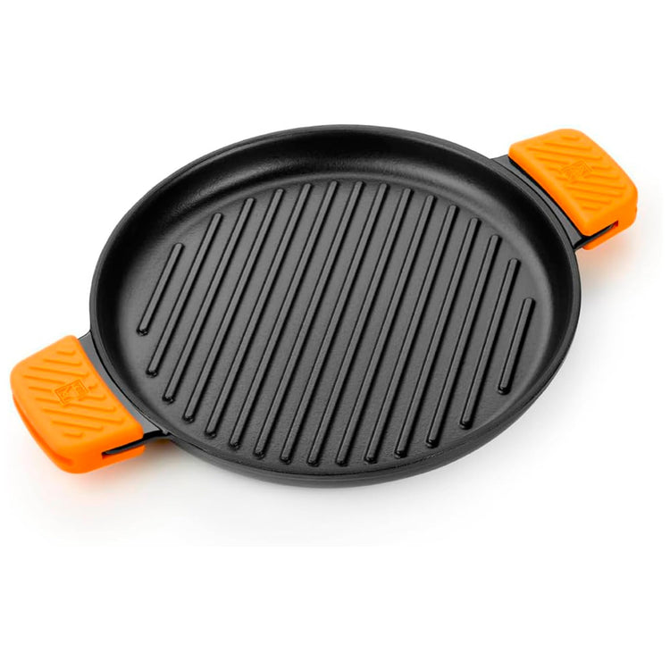 COOKWARE Efficient Iron Round Ribbed Grill (2 Count)