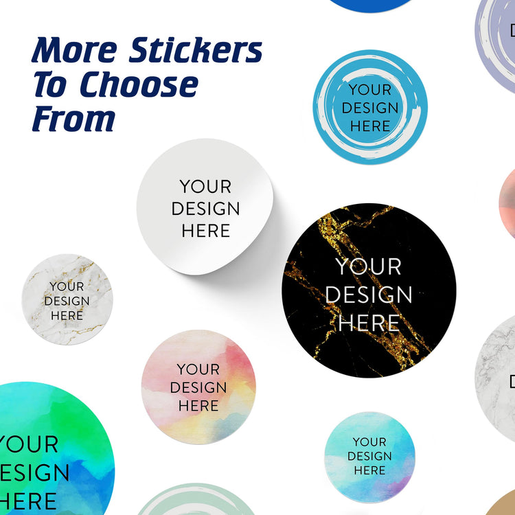 Custom Vinyl Stickers Your Image (100 Count)