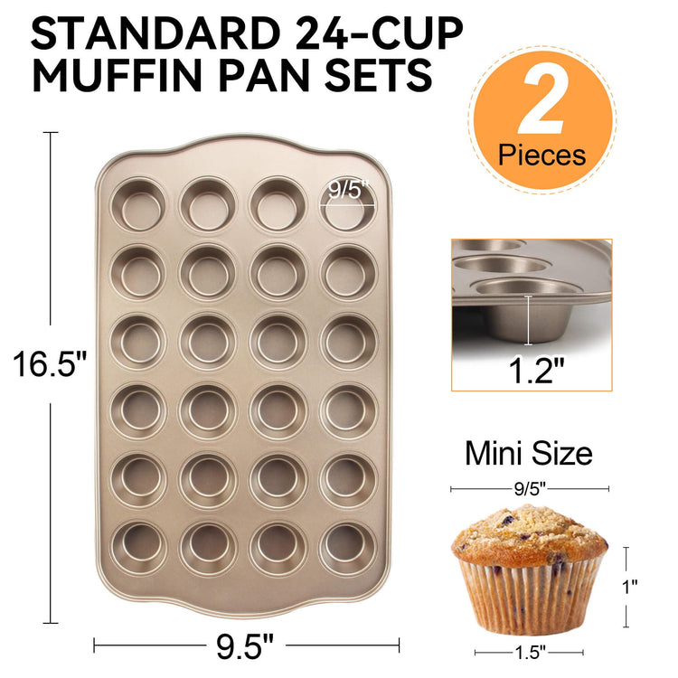 Cupcake Pan Nonstick 2 Pack (2 Count)