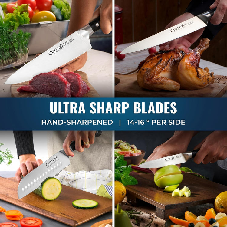 15 Piece Knife Set for Kitchen (15 Count)