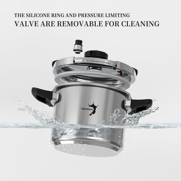 8.5 QT Stainless Steel Pressure Cooker