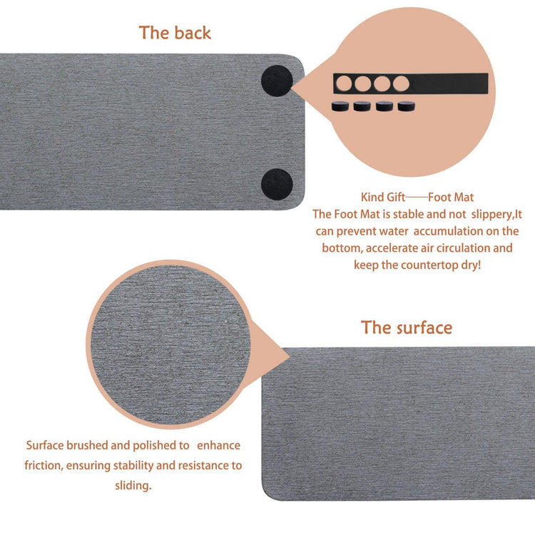 2 Pcs Sink Stone Soap Trays (2 Count)