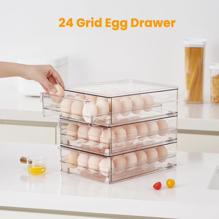 24 Egg Drawer for Fridge