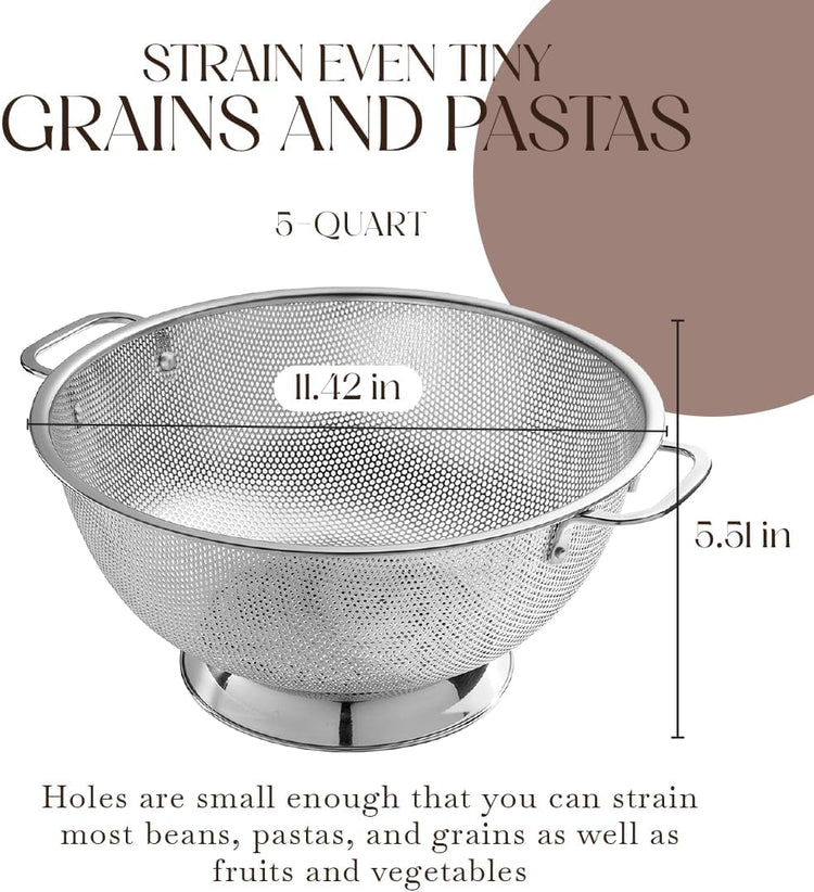 Stainless Steel Colander for Kitchen