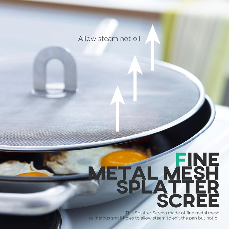 Splatter Screen for Frying Pan