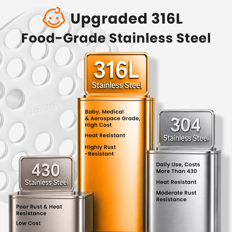 316L Stainless Steel Potato Masher