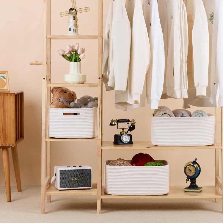 Large Storage Baskets for Shelves (2 Count)
