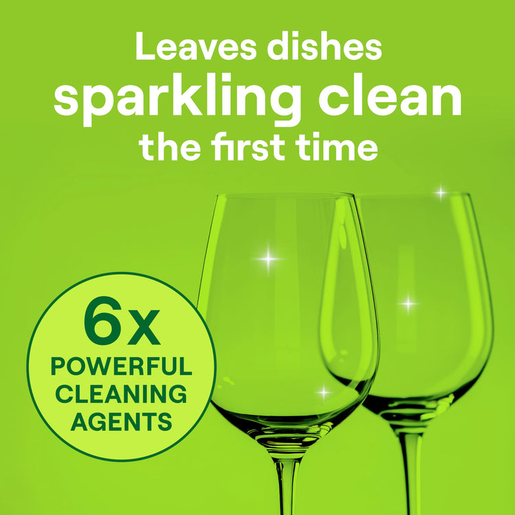 Power Plus Dishwasher Detergent Packs Fresh Citrus scent Pack of 2 for sparkling dishes Dishwasher tabs 40 count (80 Count)