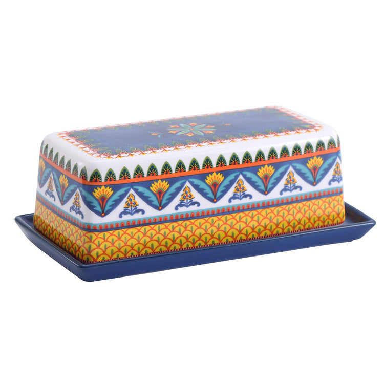Havana Ceramic Butter Dish with Lid