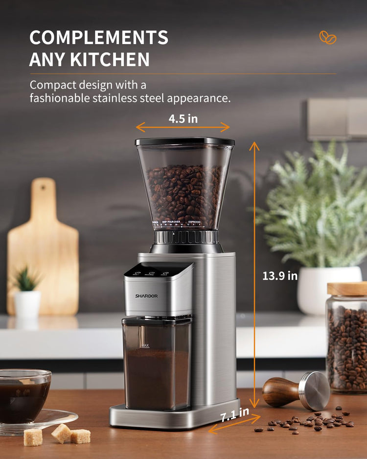 Professional Conical Burr Coffee Grinder