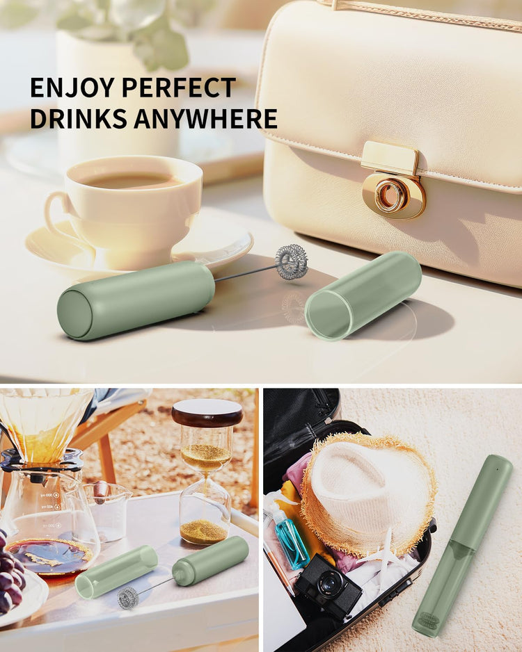 Rechargeable Milk Frother Handheld