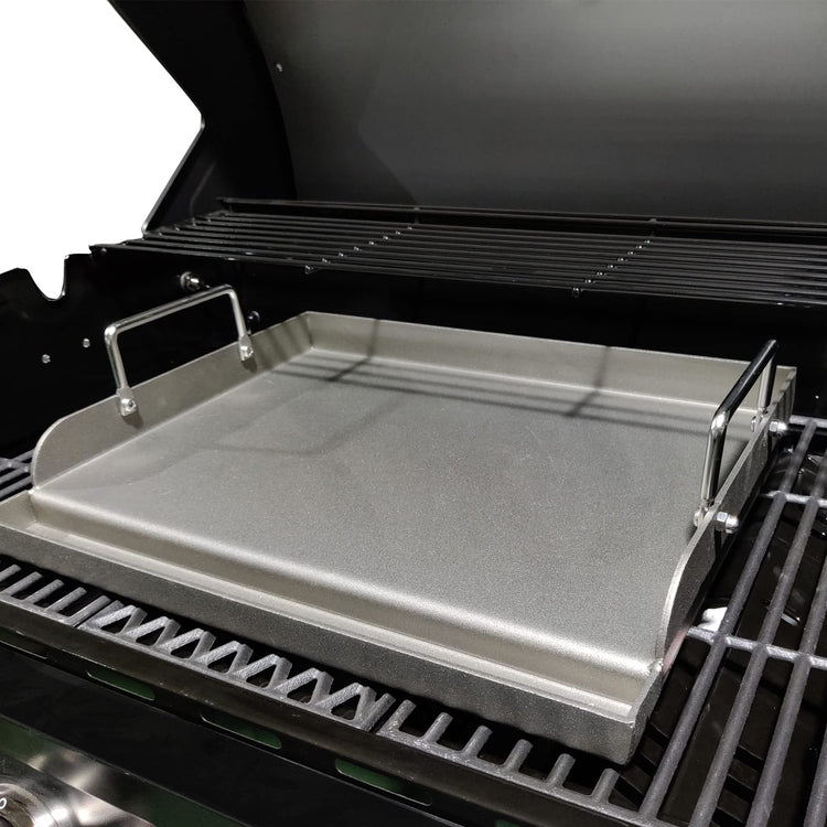 Griddle for Gas Grill Metal Cooking Griddle Pan for Outdoor Gas Grill