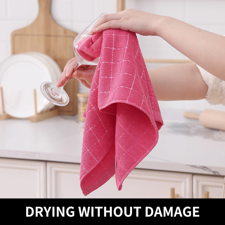 100% Cotton Terry Kitchen Towels (4 Count)