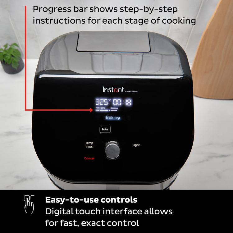 Vortex Plus 6QT Air Fryer with Odor Erase Technology