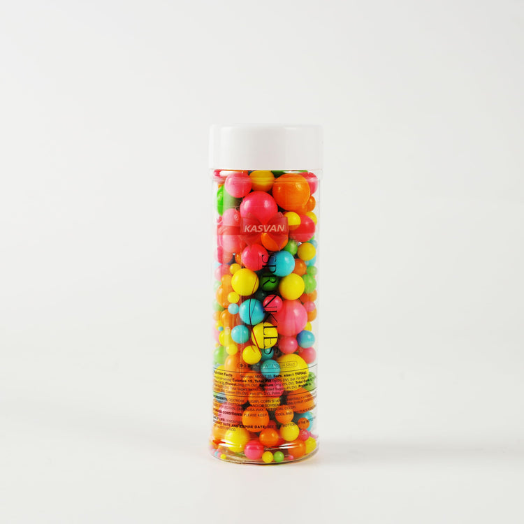 Rainbow Pearl Sugar sprinkles (4.58 Ounce)