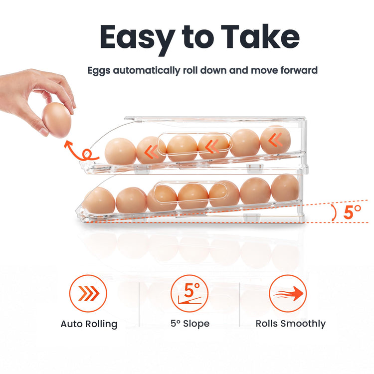 54 Egg Dispenser with Silicone Bumpers