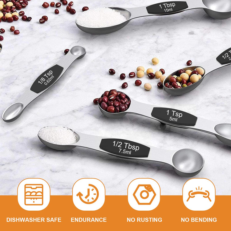 Magnetic Measuring Spoons Set