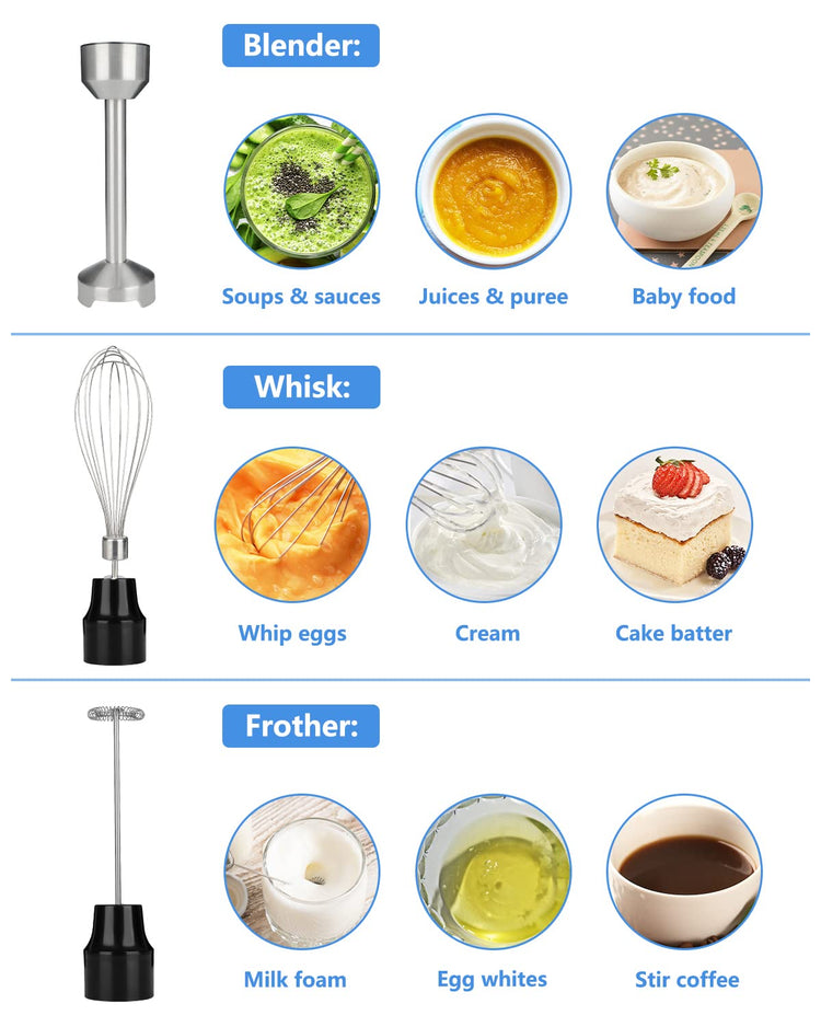 Immersion Blender Handheld