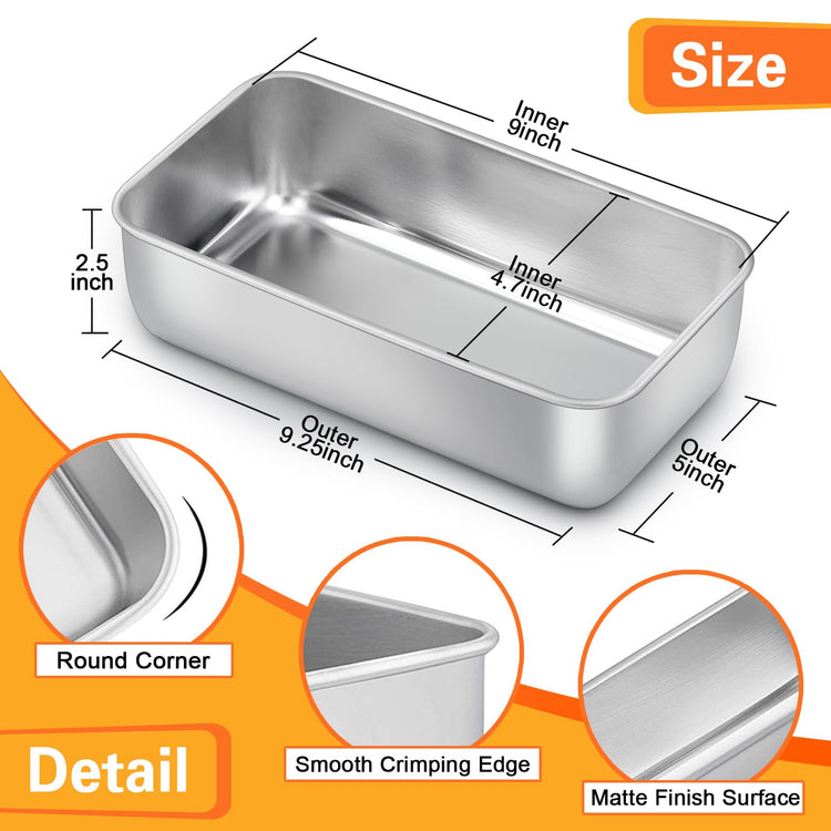 Bread Pans for Homemade Bread (14 Count)