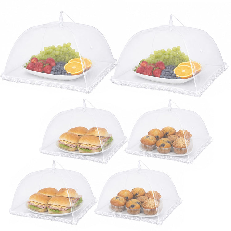 Mesh Food Covers for Outdoors (6 Count)
