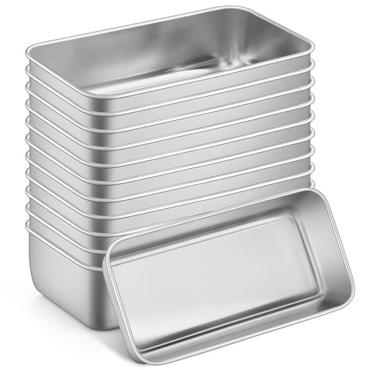 Loaf Pan 9 x 5 Inch Stainless Steel Bread Pan (12 Count)