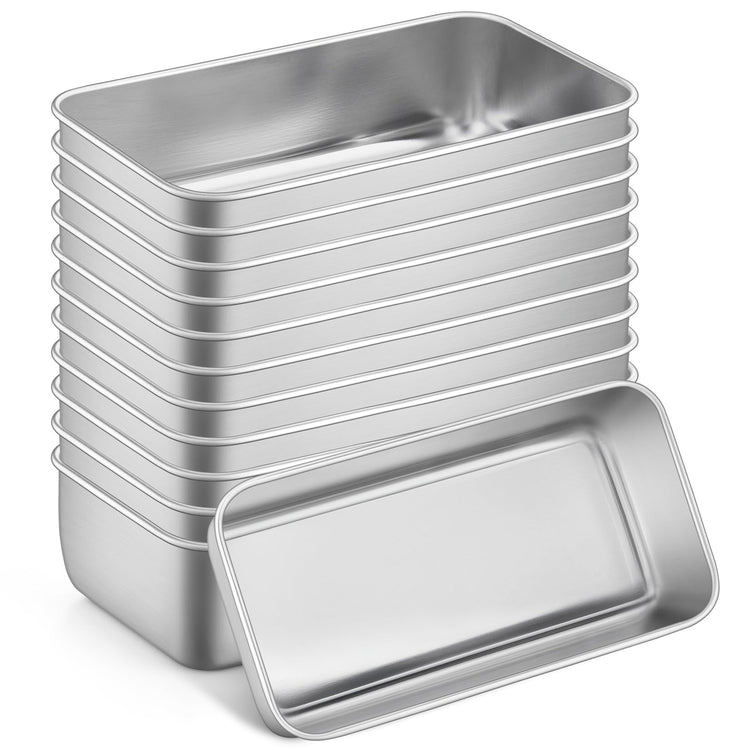 Loaf Pan 9 x 5 Inch Stainless Steel Bread Pan (12 Count)
