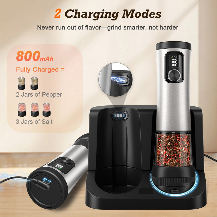 Electric Salt & Pepper Grinder Set (2 Count)
