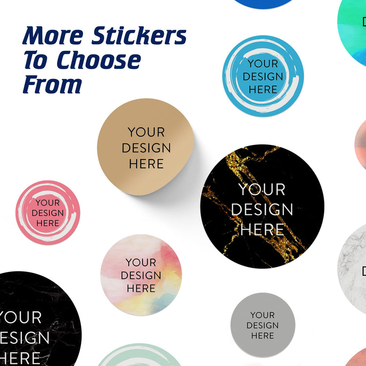 Custom Vinyl Stickers Your Image (100 Count)