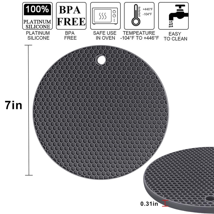 Silicone Trivets for Hot Pots and Pans