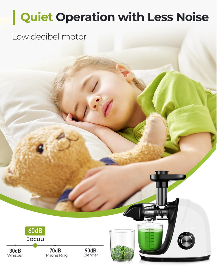 Slow Masticating Juicer with 2