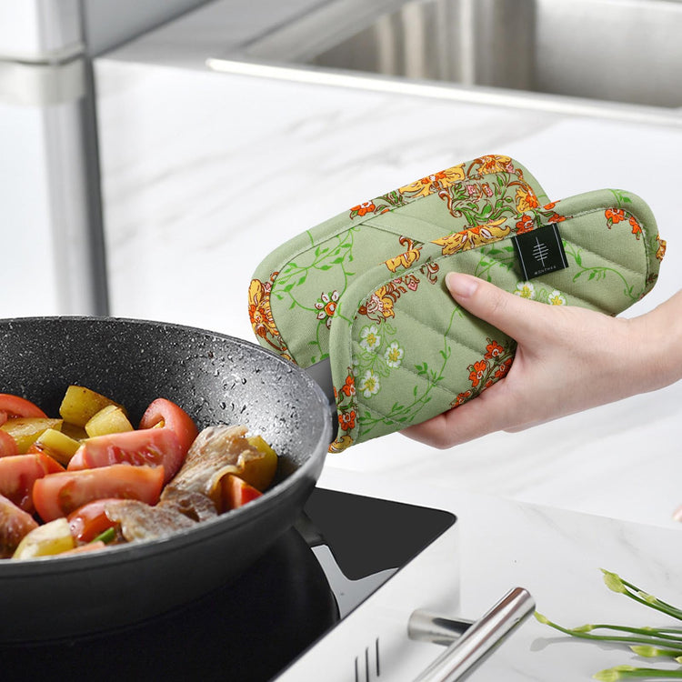 Pot Holders for Kitchen Heat Resistant Hot Pads for Countertops Oven Pot Holders Cotton Potholders for Kitchen Cooking Baking