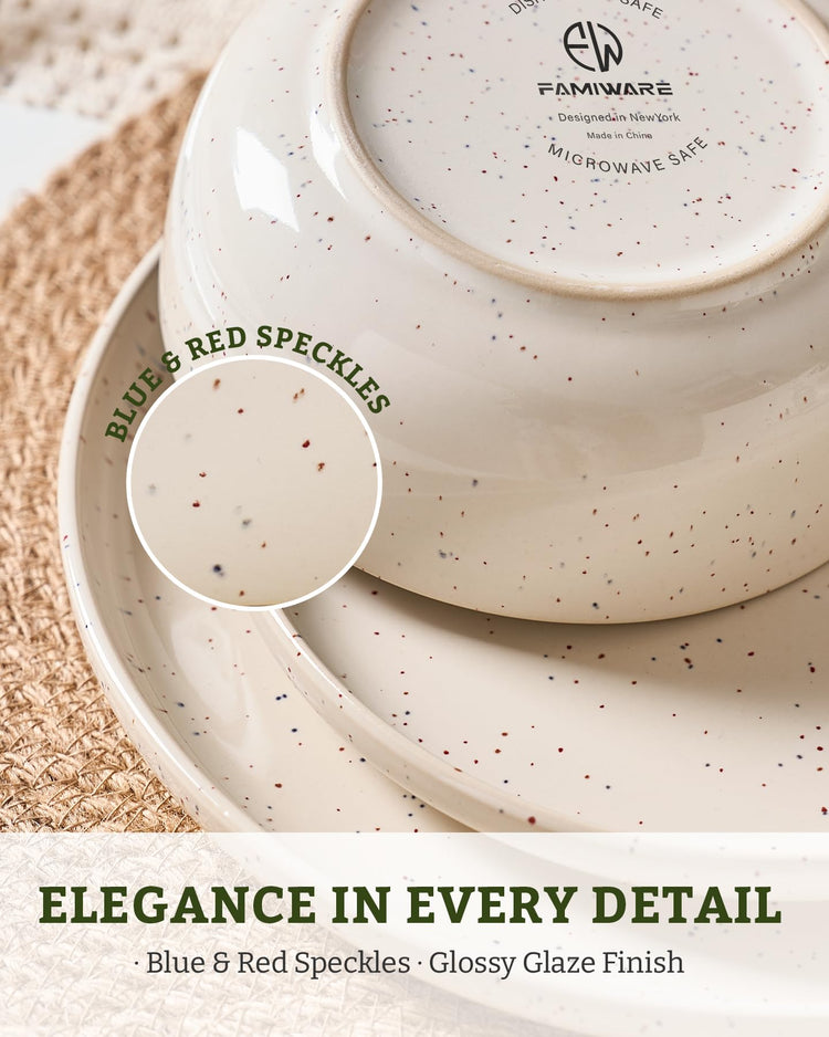 Meteor 12 Piece Stoneware Dinnerware Set