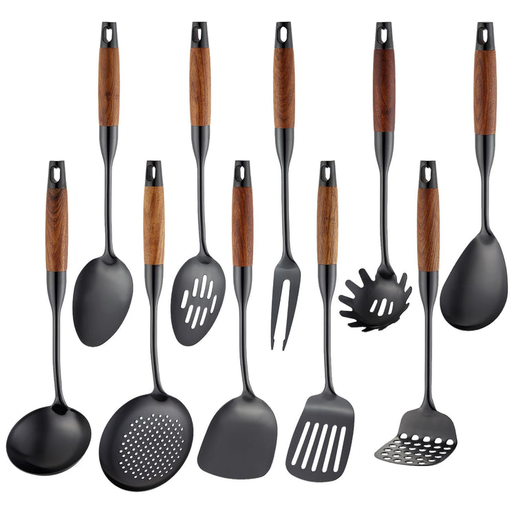 18 10 Stainless Steel Kitchen Utensils Set (10 Count)