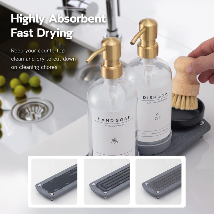 Luxury] Kitchen Soap Dispenser Set (2 Count)