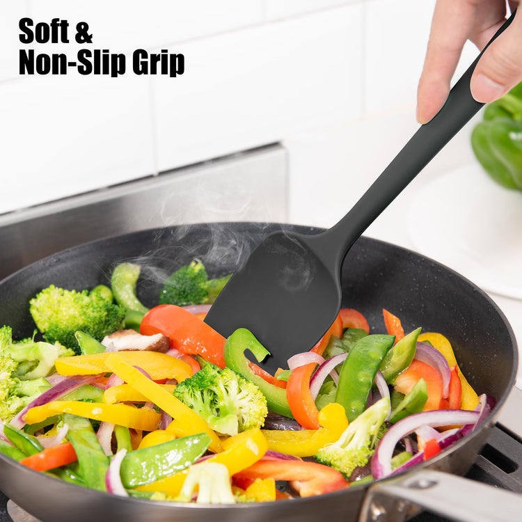 600°F Heat Resistant Silicone Spatula Scrapers (4 Count)