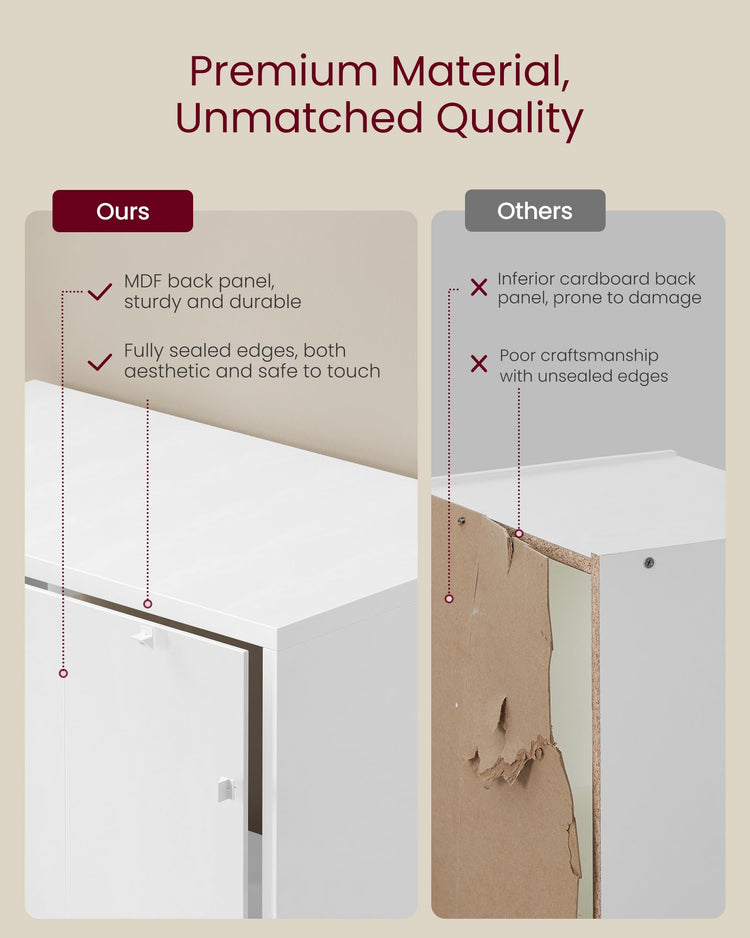 Bookcase Cube Shelf with 6 Compartments