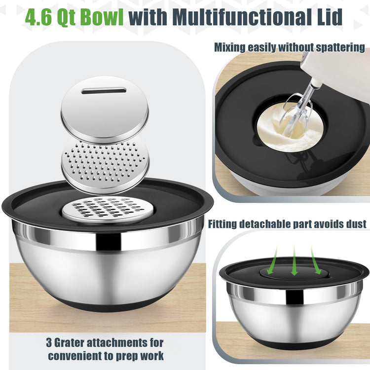 Mixing Bowls with Lid Set