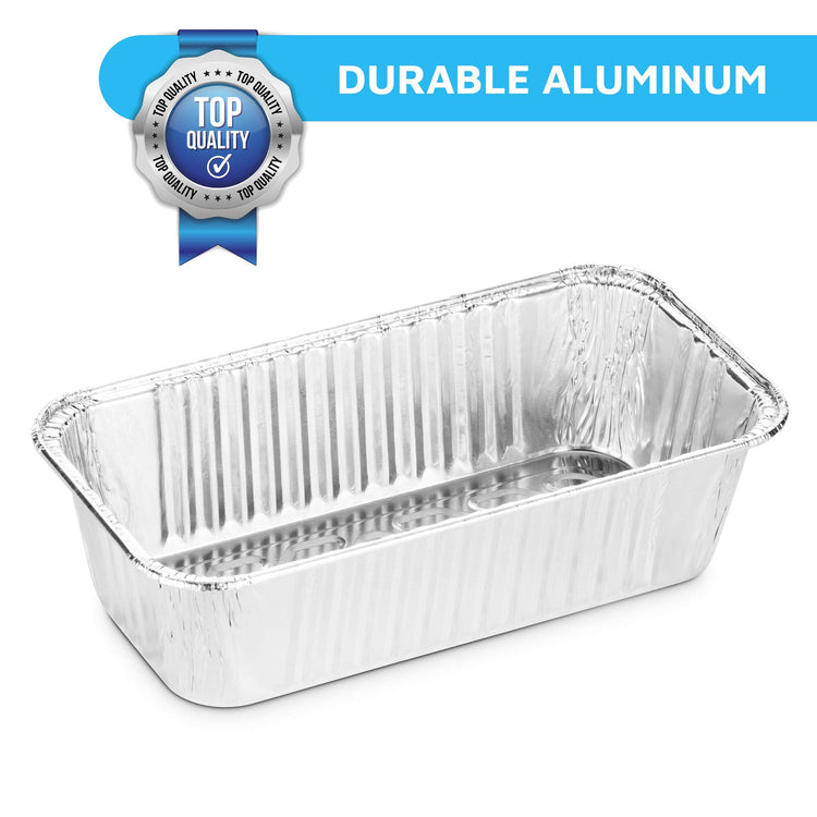 Aluminum Disposable Loaf Pans (100 Count)