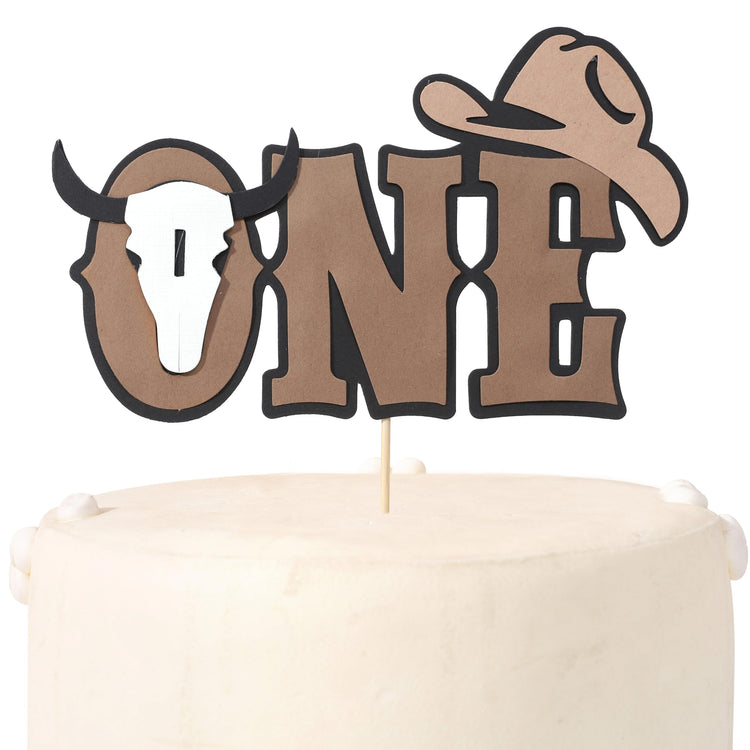 My First Rodeo Cake Topper