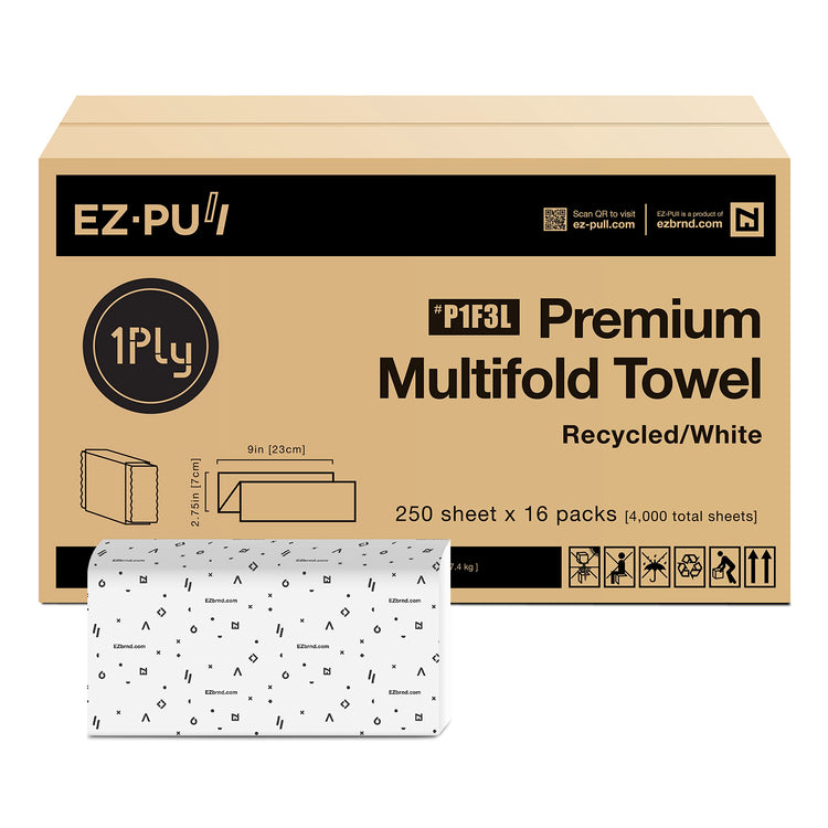 EZ Pull Premium 1ply MULTIFOLD Paper Towels