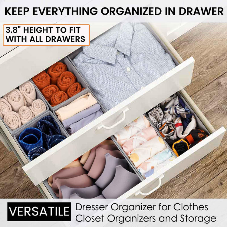 FAMILY PACK】Drawer Organizer Clothes (20 Count)