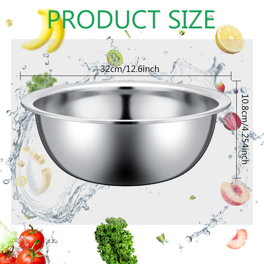Stainless Steel Mixing Bowls Set (12 Count)