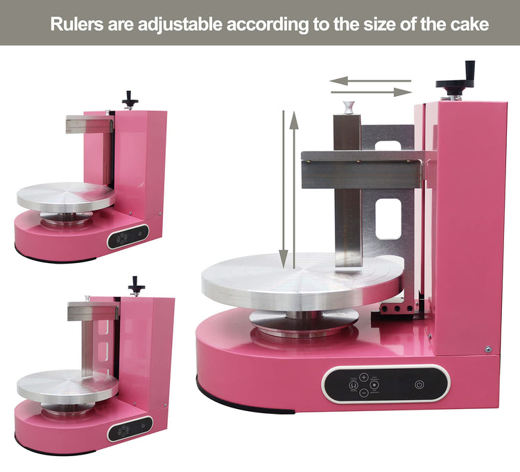 Electric Cake Frosting & Smoothing Machine Stainless Steel 110V