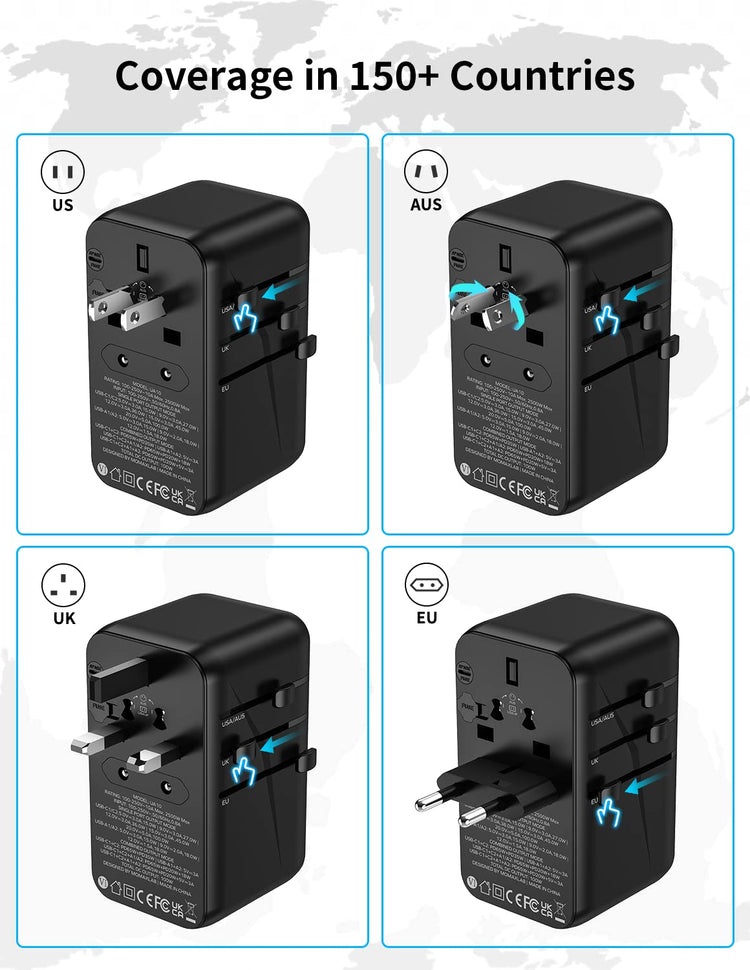 100W Universal Travel Adapter
